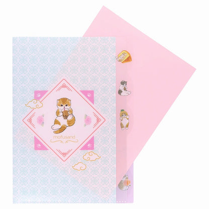 mofusand 다이 -컷 클리어 파일 5p (tapioca)