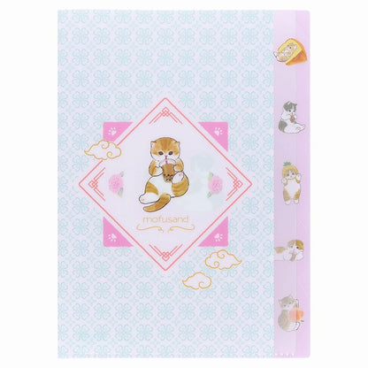 mofusand 다이 -컷 클리어 파일 5p (tapioca)