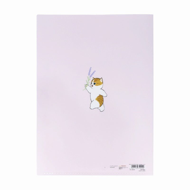 mofusand Die -cut clear file 5P (pink)