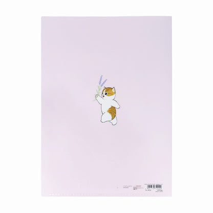 mofusand Die -cut clear file 5P (pink)