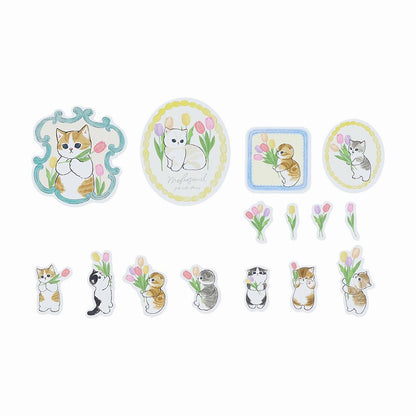 mofusand Paper bag with sticker a