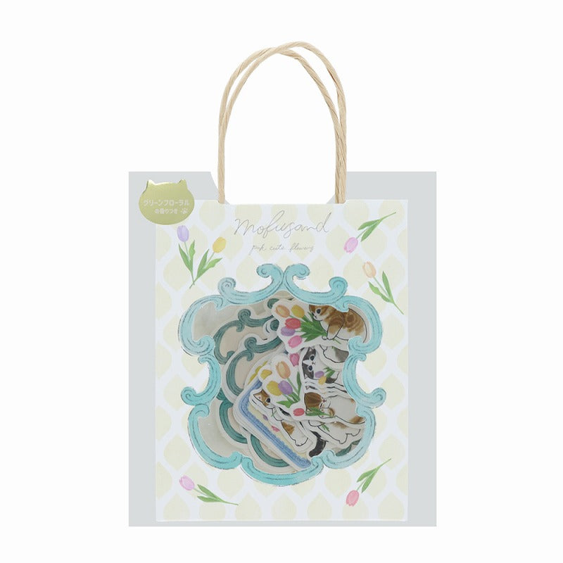 mofusand Paper bag with sticker a