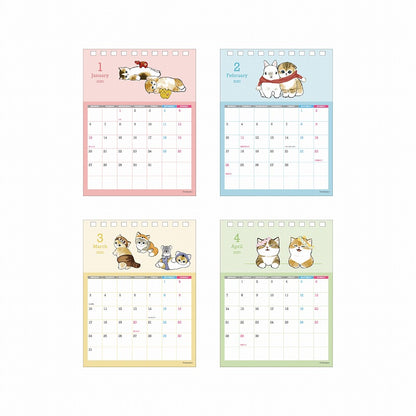 mofusand 带有桌子日历消息2025