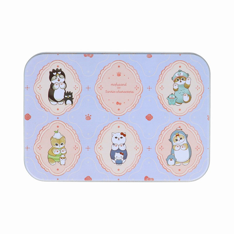 mofusand×サンリオキャラクターズ 缶入りメモ(レトロフレーム