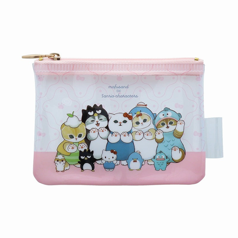 mofusand× Sanrio Characters Mini Pouch (Retro Frame)