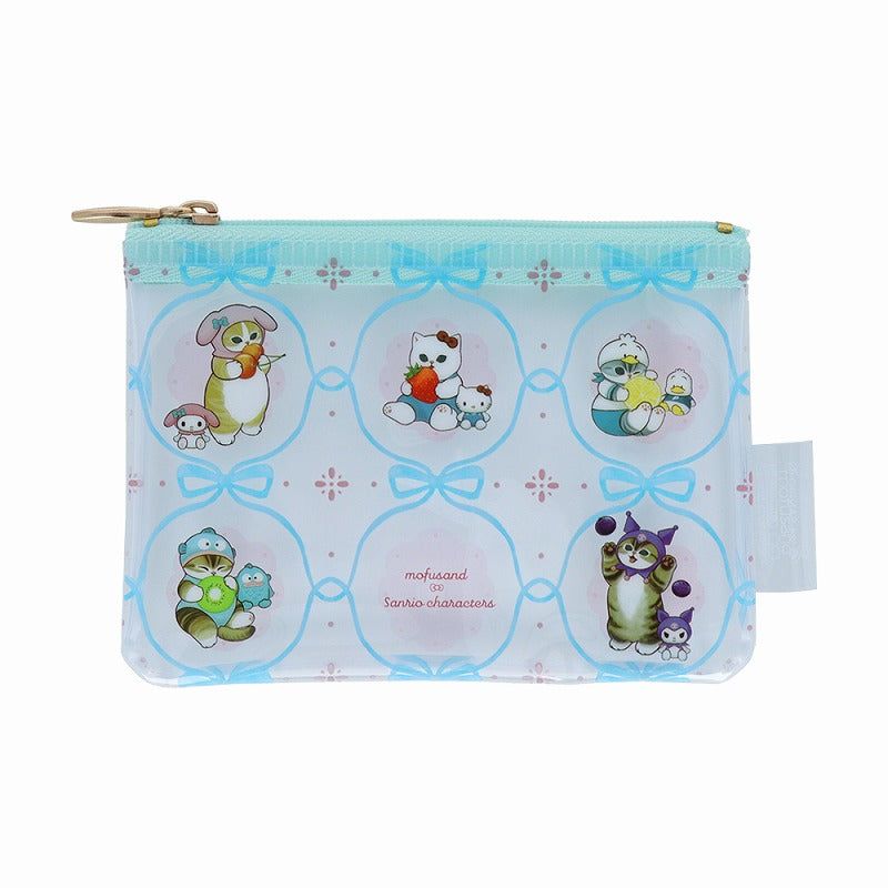 mofusand× Sanrio Characters Mini Pouch (Ribbon)