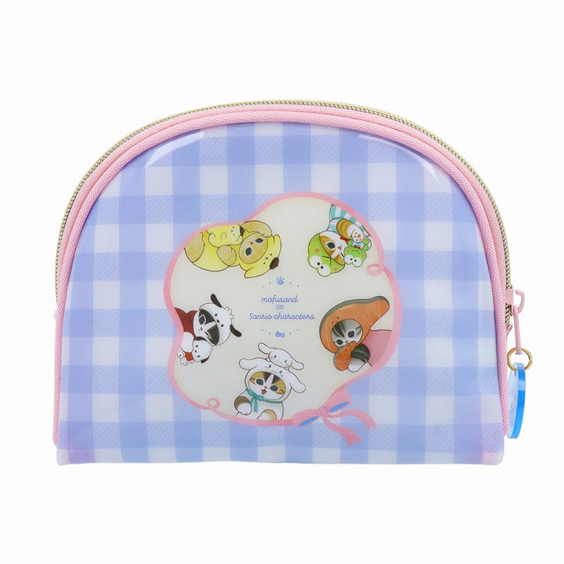 mofusand× Sanrio Characters Clear Pouch (paws)