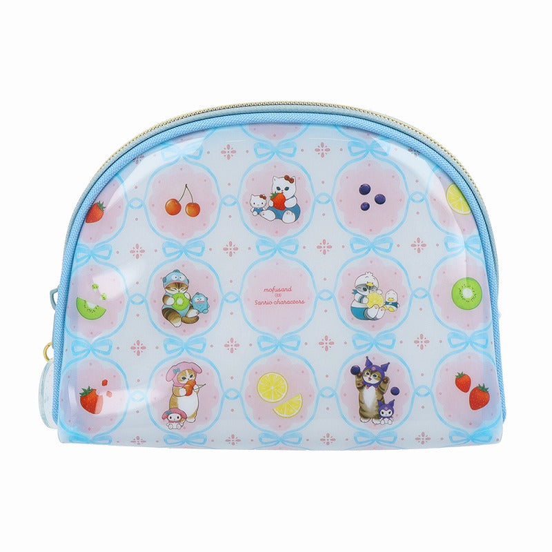 mofusand× Sanrio Characters Clear Pouch (Fruit)