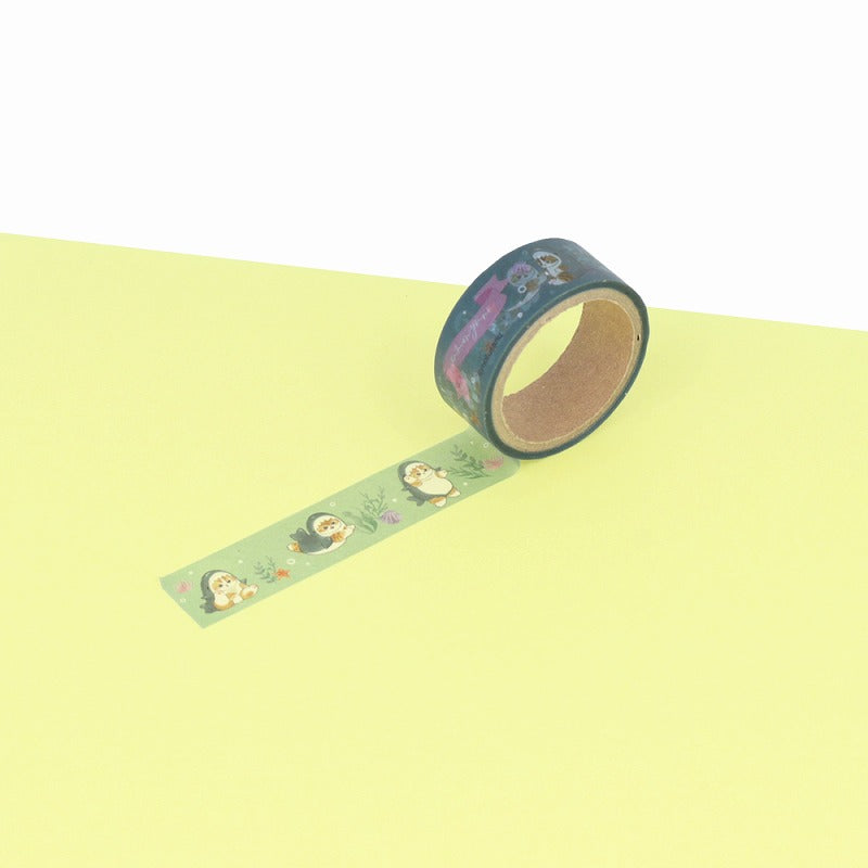 mofusand Transparent masking tape (Shark Meow)