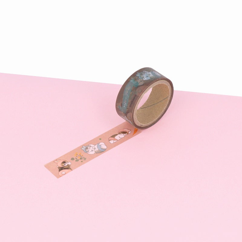 mofusand Transparent masking tape (Rabbit Meow)