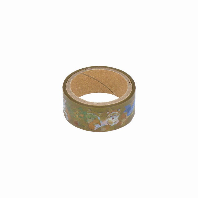 mofusand Transparent masking tape (fox Nyan)