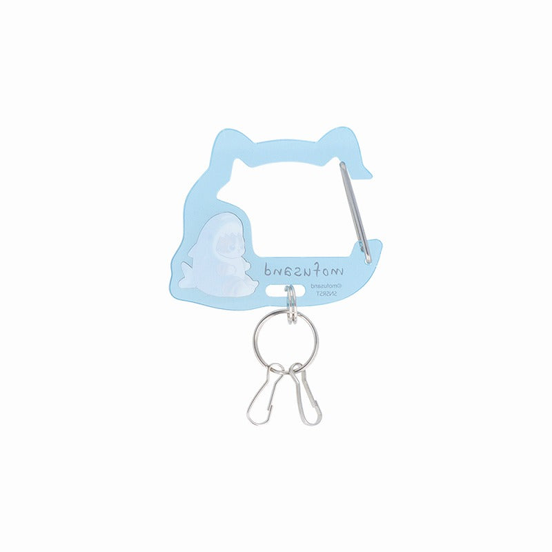 mofusand Acrylic Carabiner Holder (Shark Cat)