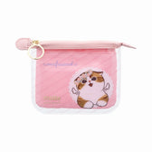 mofusand Clear Pouch Mini Flat MITTE (Angel Nyan)