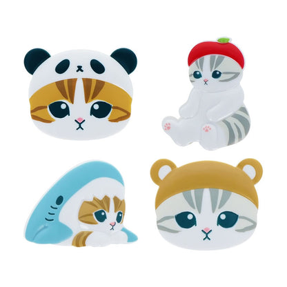 mofusand 다이 -컷 클립 4 개 조각