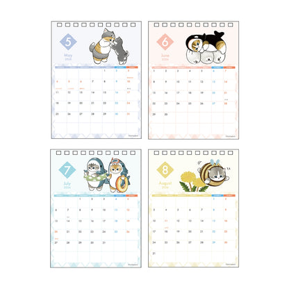 mofusand Desk Calendar with Message 2026