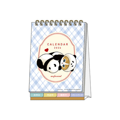mofusand Desk Calendar with Message 2026