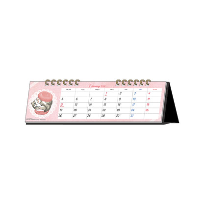 mofusand Slim Desk Calendar 2026
