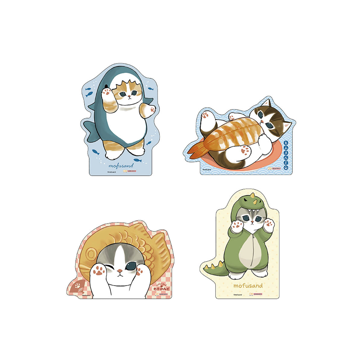 mofusand Character-shaped Money Envelopes Assortment (4-pack, 2026)