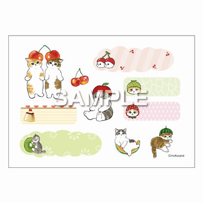 mofusand 천 이송 씰 (Mogi Nyan 이름 스티커)