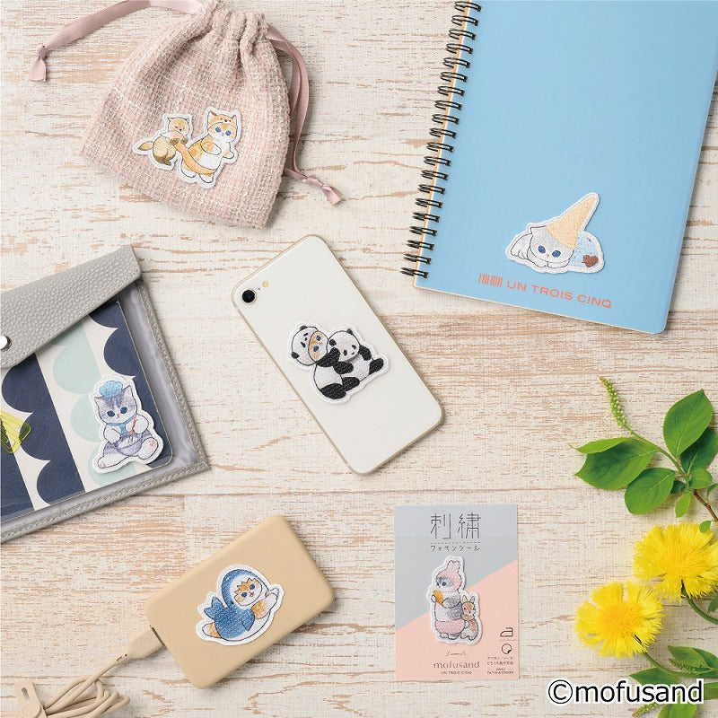 mofusand 刺繍ワッペンシール(パティシエにゃん) | mofusandもふもふ