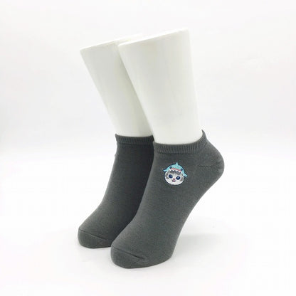 mofusand Socks (shark Nyan embroidery gray)