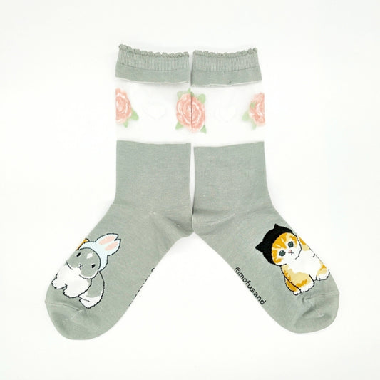 mofusand Sheaslur Clue Socks (Usanyan Gray)