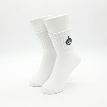 mofusand 船員襪（鯊魚貓車輛白色）