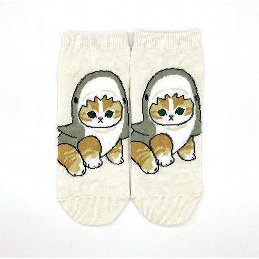 mofusand Socks (front shark Nyan)