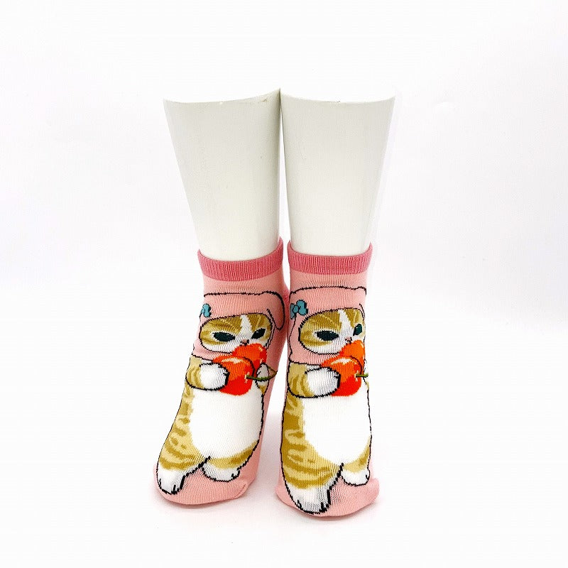 mofusand× Sanrio Characters Socks (My Melody Pink)