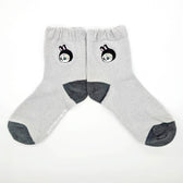 mofusand Velour Low Crew Socks (Rabbit Embroidery)