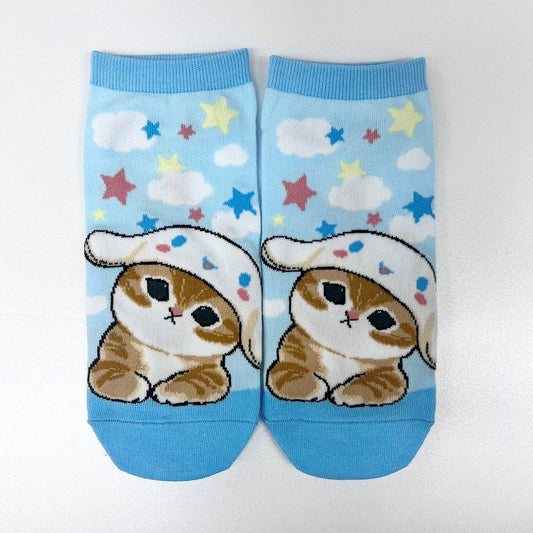 mofusand× Sanrio Characters Socks (Cinnamolol)