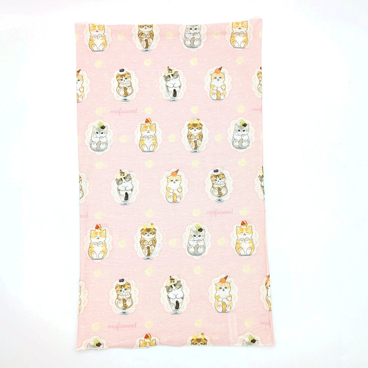 mofusand ネックカバー(レースパフェ柄)