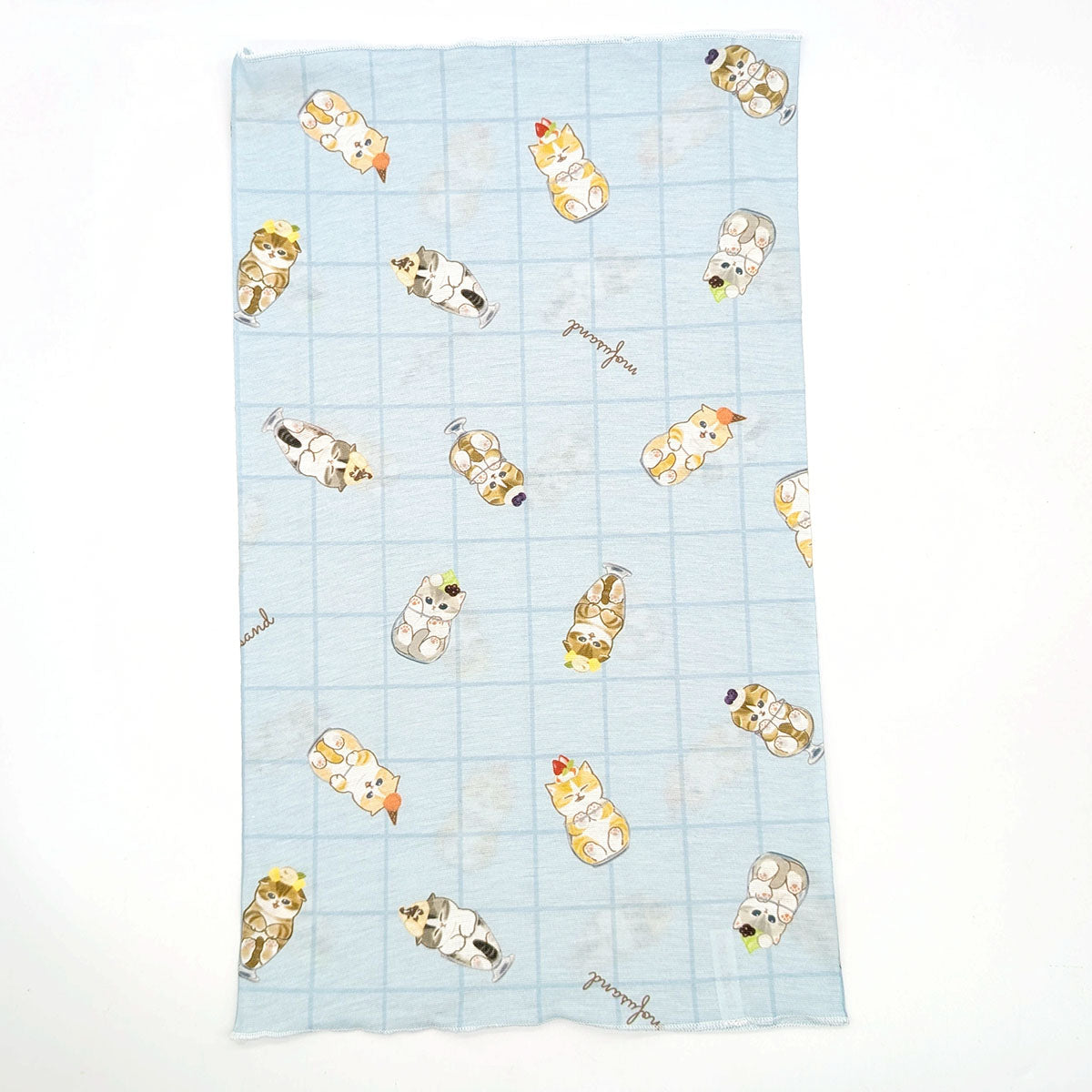 mofusand ネックカバー(チェックパフェ柄)