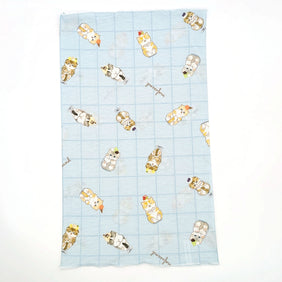 mofusand ネックカバー(チェックパフェ柄)