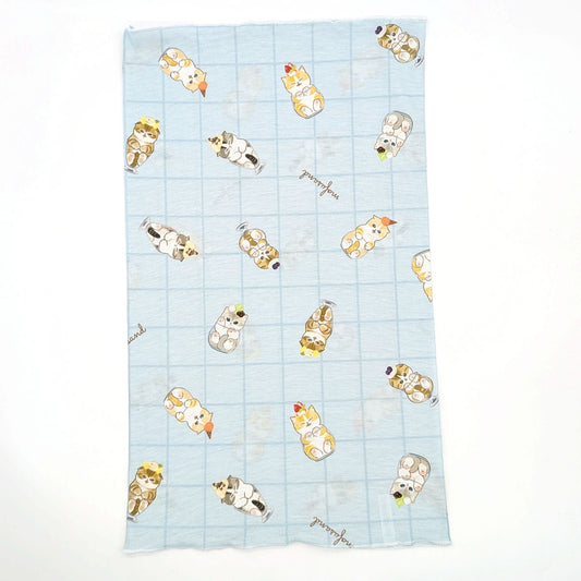 mofusand ネックカバー(チェックパフェ柄)