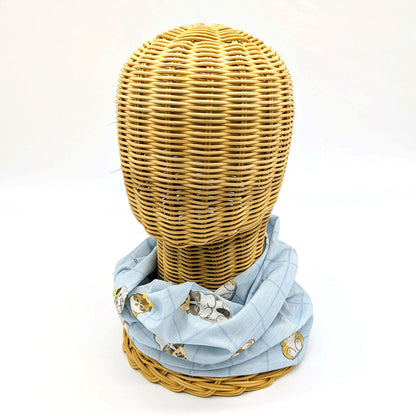 mofusand ネックカバー(チェックパフェ柄)