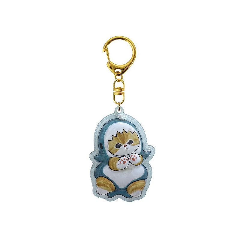 mofusand Plump key chain (shark / goron)