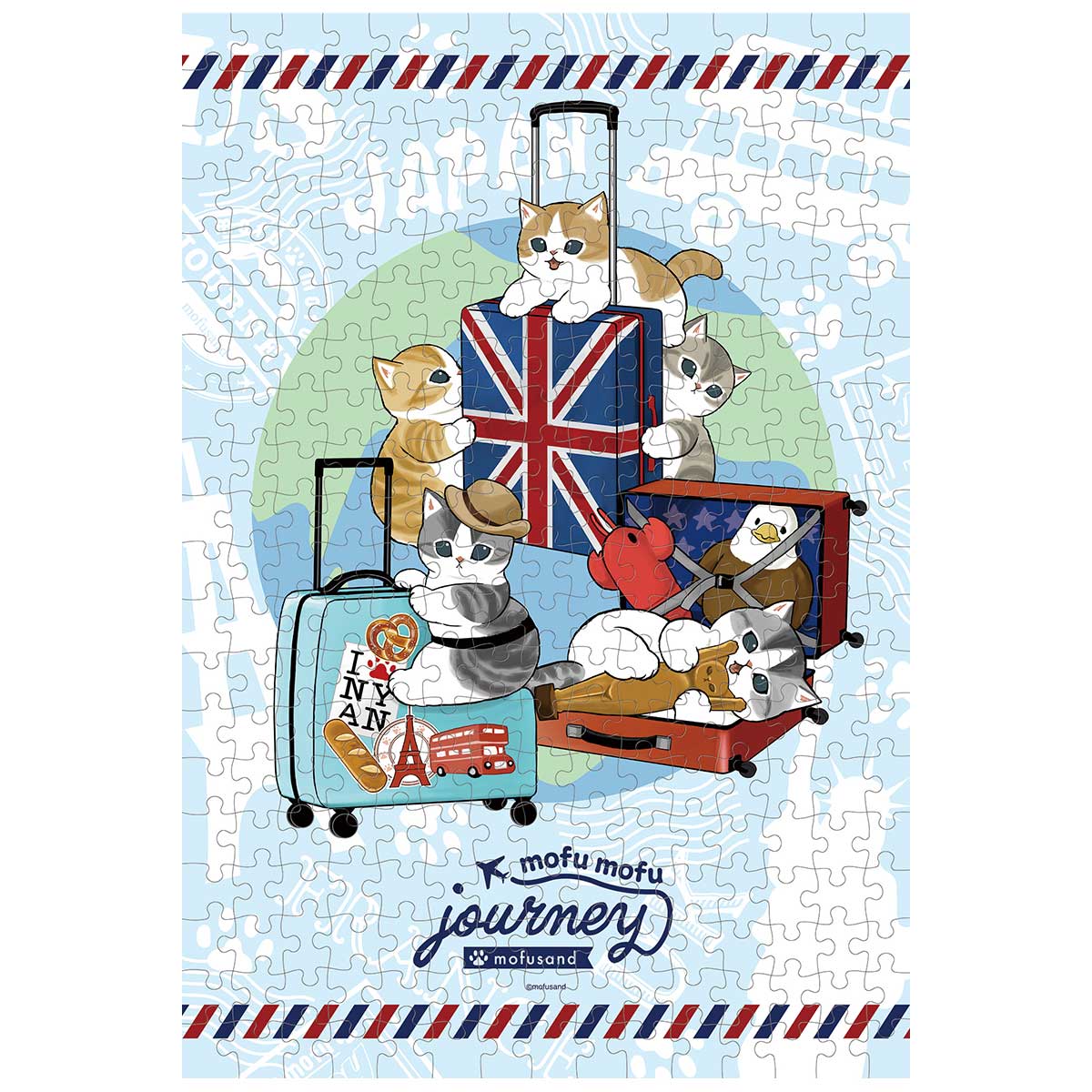 mofusand mofumofu旅行 300片拼圖(No.300-3157 mofu mofu journey)
