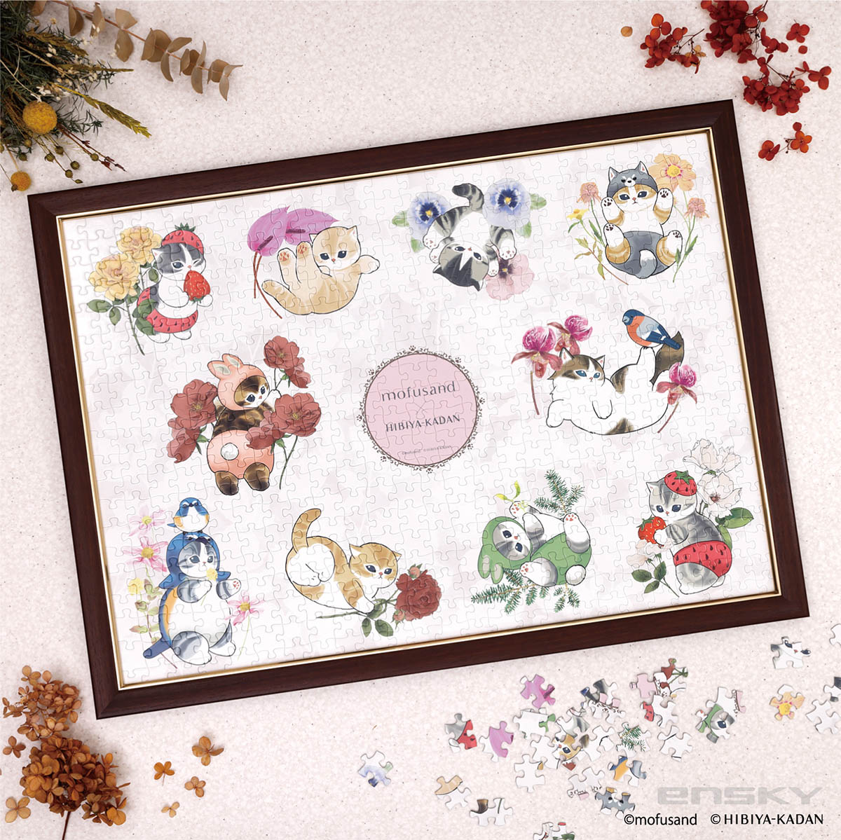 mofusand × HIBIYA-KADAN 500-Piece Jigsaw Puzzle (No.500-770 Winter)