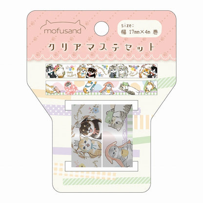 mofusand クリアマステセット2個セット(②ゆるにゃん)