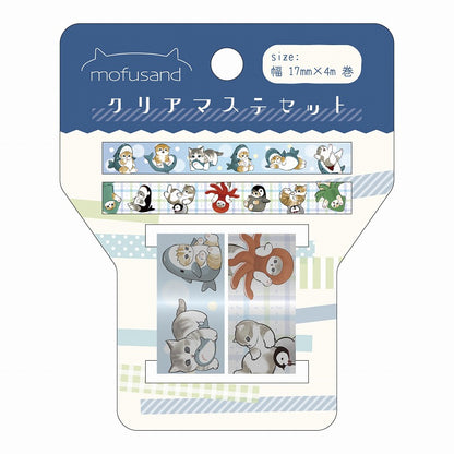 mofusand クリアマステセット2個セット(③サメにゃん)