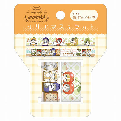 mofusand Mofumofu Marche Clear Master Set (set of 2) ②