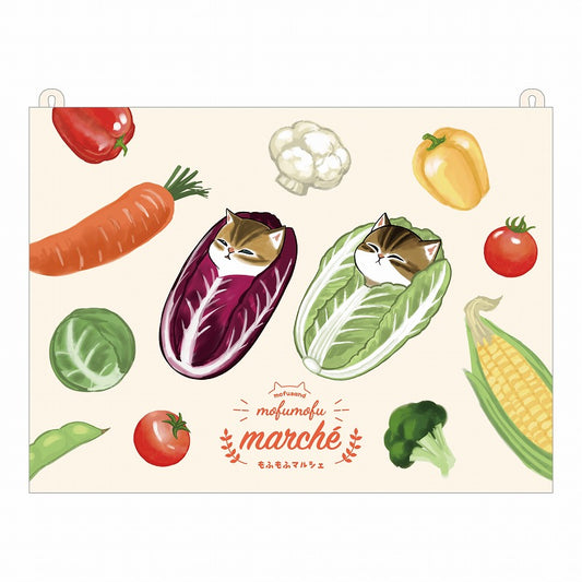 mofusand Mofumofu Marche Fabric Poster M