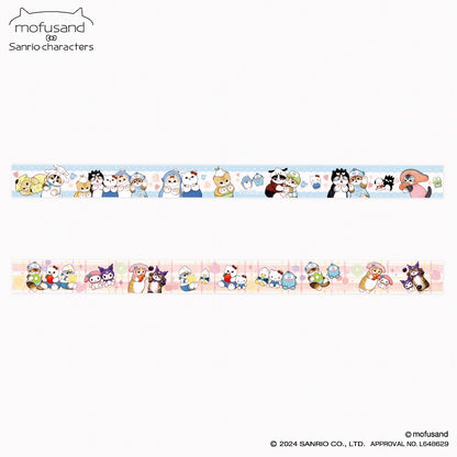 mofusand× Sanrio Characters Clear Master Set (Set of 2) A