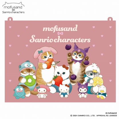 mofusand×サンリオキャラクターズ ファブリックポスターM(A)