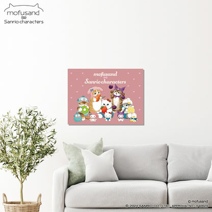 mofusand×サンリオキャラクターズ ファブリックポスターM(A)