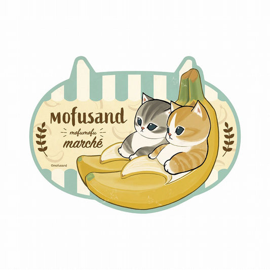 mofusand Mofumofu Marche Travel Sticker B