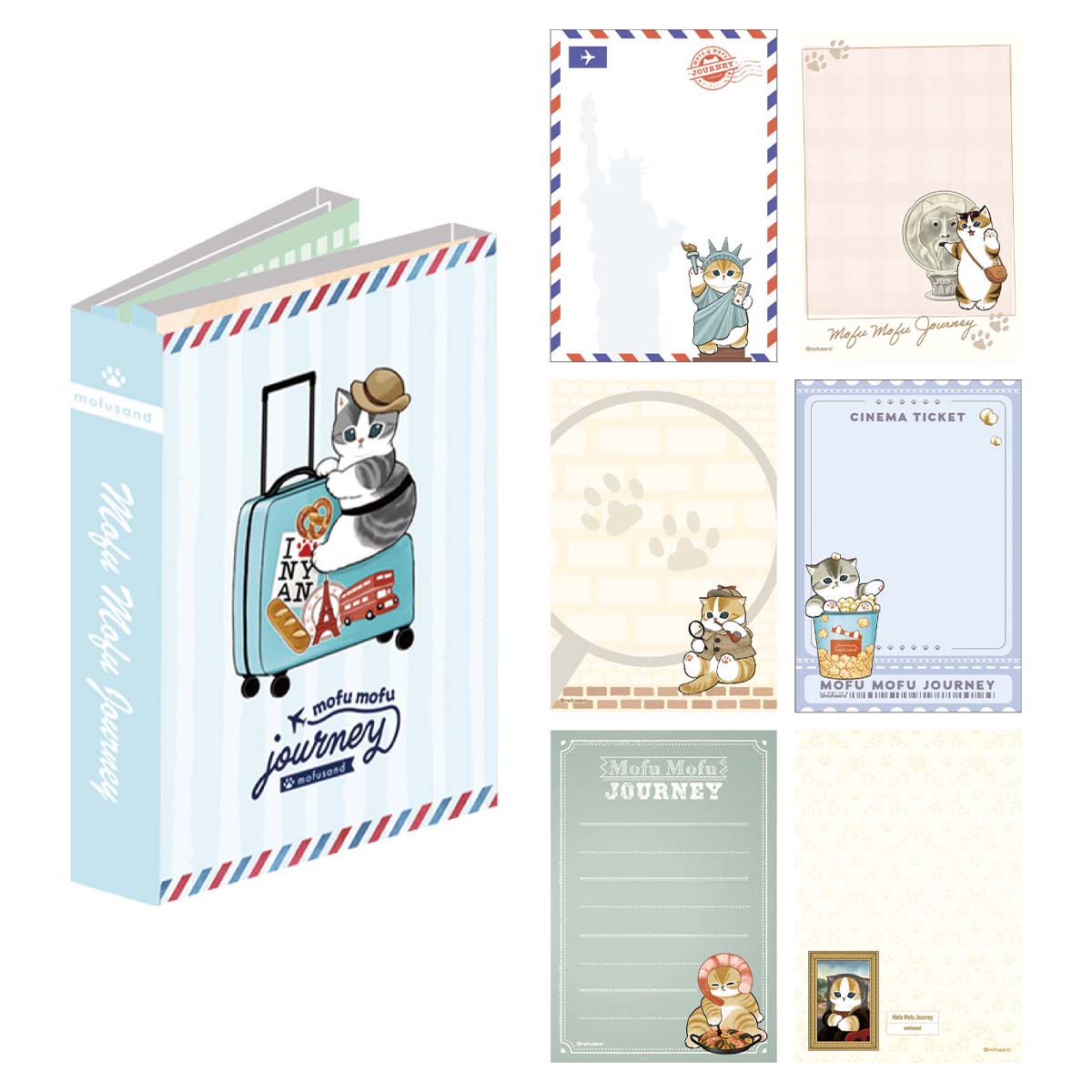 mofusand mofumofu journey Book type Memo Pad