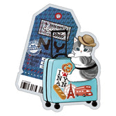 mofusand mofumofu旅行 稜鏡旅行貼紙③