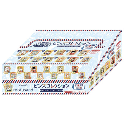 mofusand mofumofu journey Pins Collection (All 12 types) 1BOX 12 pcs